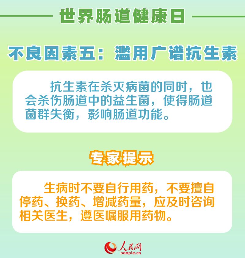 世界肠道健康日：呵护肠道健康 请避开这6个不良因素