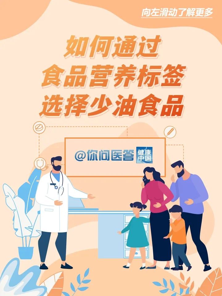 如何通过食品营养标签选择少油食品？| 你问医答